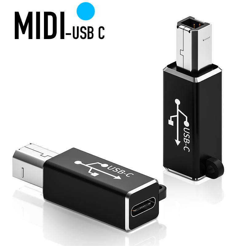 Midi Controller Pad - USB-C 타입 C 암-USB-B 수 어댑터