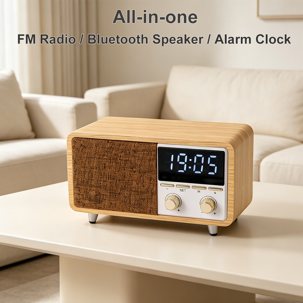 Audio Music Spotify - RD-X9 다기능 FM 라디오 레트로 블루투스