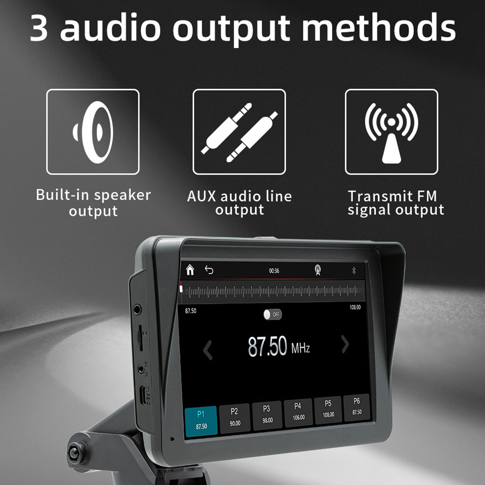 7인치 무선 CarPlay & 안드로이드 오토 터치 H - Audio Music Image 리뷰 및 가격