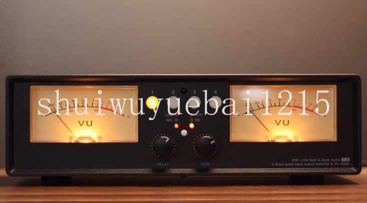 VU2 음악 레벨 미터 아날로그 VU 미터, 4입력 1 - Audio Without Music 리뷰 및 가격