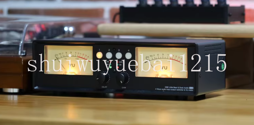 VU2 음악 레벨 미터 아날로그 VU 미터, 4입력 1 - Audio Without Music 리뷰 및 가격